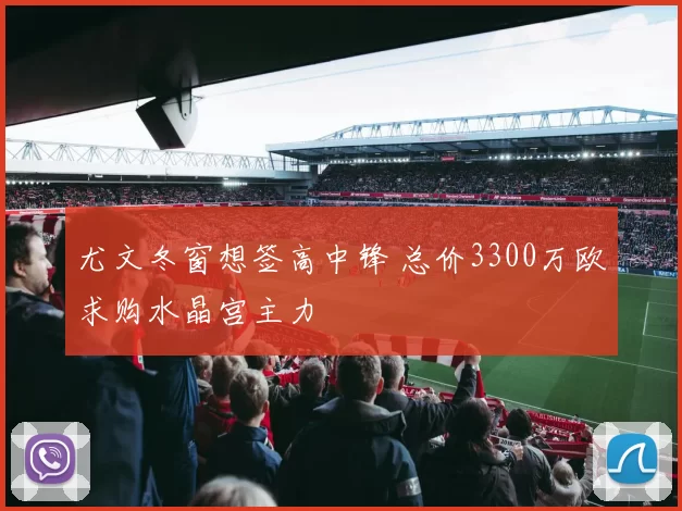 尤文冬窗想签高中锋 总价3300万欧求购水晶宫主力